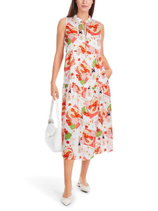 Ärmelloses Minikleid mit Lobster-Print
