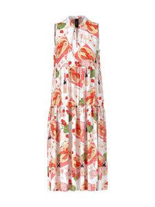 Ärmelloses Minikleid mit Lobster-Print