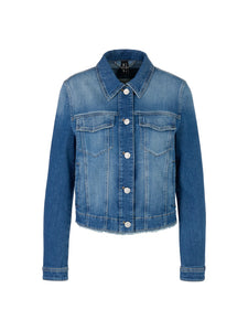 Jeansjacke in Denim - "Rethink Together"