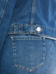 Jeansjacke in Denim - "Rethink Together"