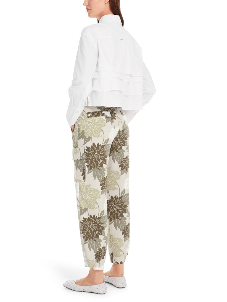 Bluse mit Volants