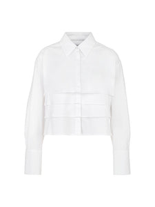Bluse mit Volants