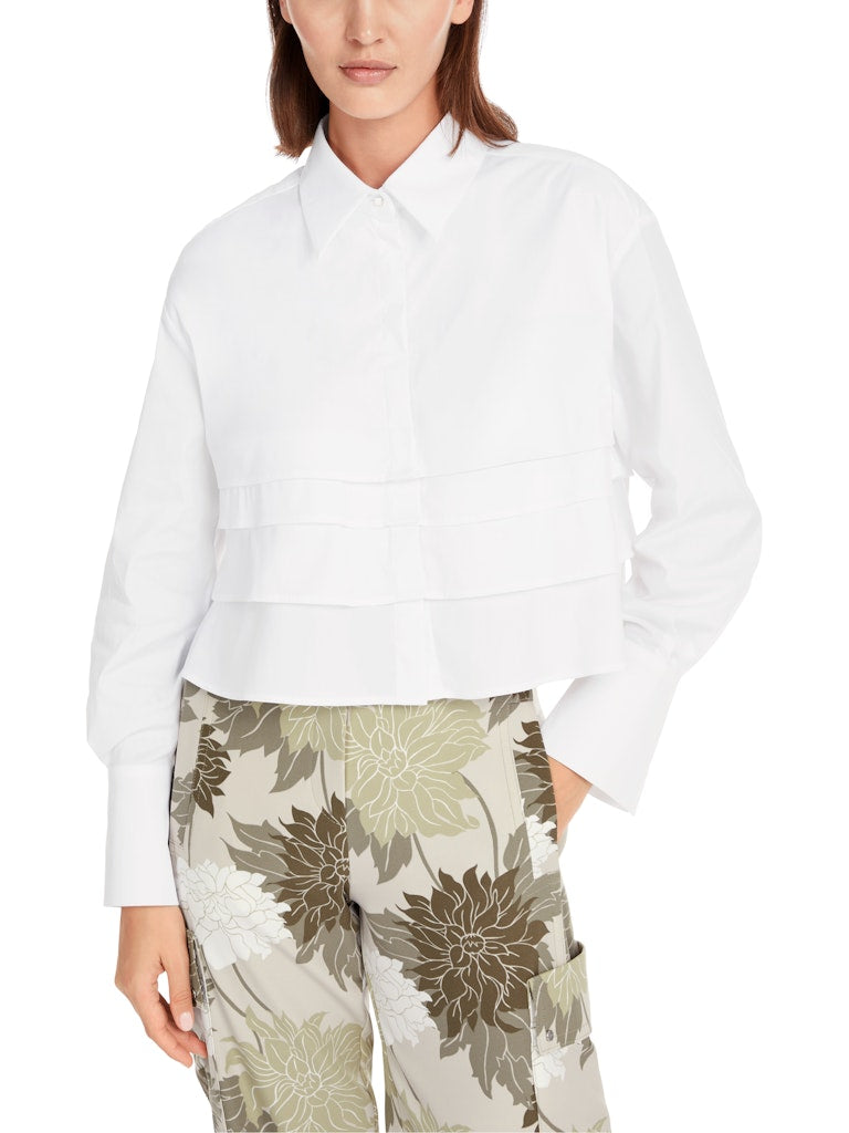 Bluse mit Volants