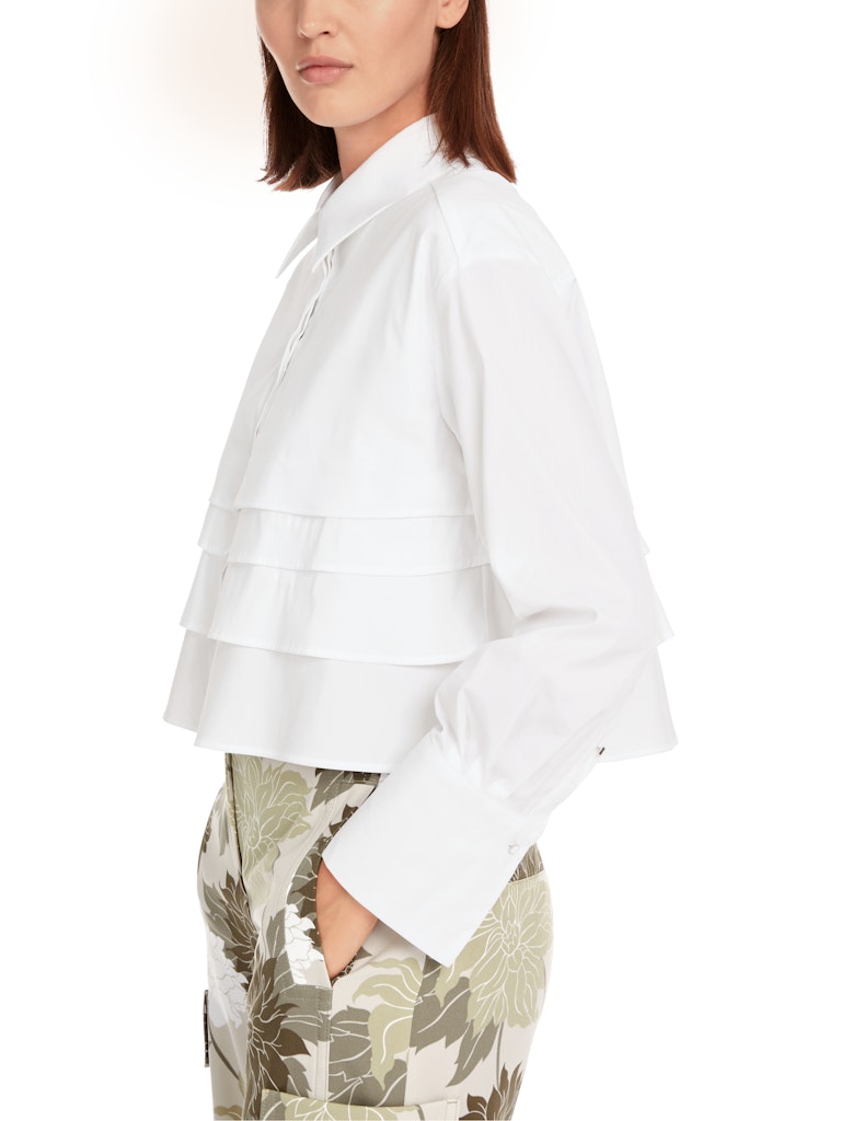 Bluse mit Volants
