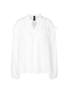 "Rethink Together" Bluse mit Spitze