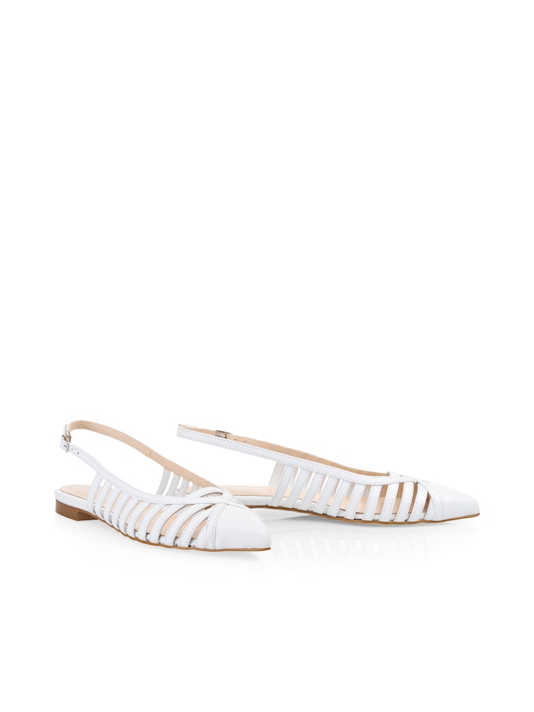 Flache Slingbacks "Rethink Together"