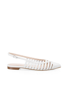 Flache Slingbacks "Rethink Together"