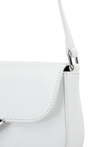 Schultertasche mit Metall-Verschluss