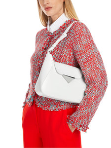 Schultertasche mit Metall- Verschluss