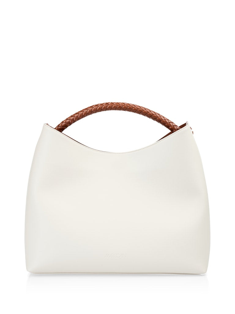 Satchel-Bag mit geflochtenem Henkel