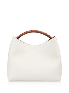 Satchel-Bag mit geflochtenem Henkel