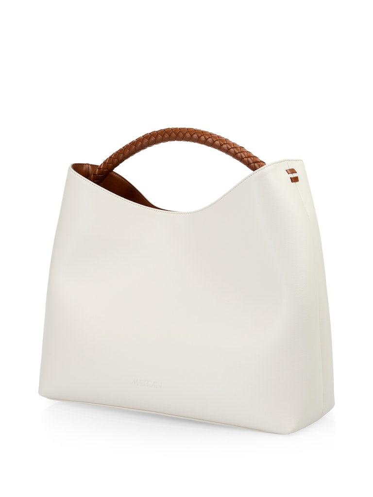 Satchel-Bag mit geflochtenem Henkel