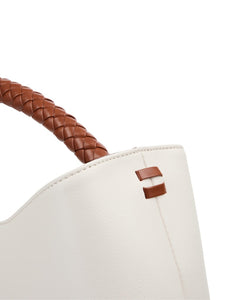 Satchel-Bag mit geflochtenem Henkel
