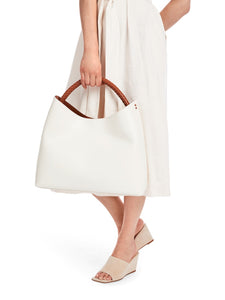 Satchel-Bag mit geflochtenem Henkel