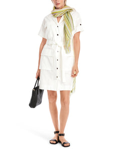 Uni Hemdblusenkleid im Utility-Style