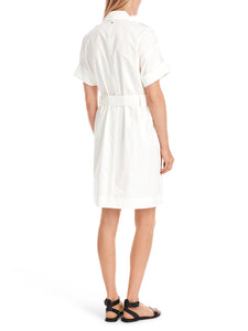Uni Hemdblusenkleid im Utility-Style