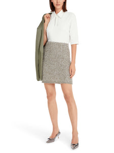 Polo-Shirt mit Strass-Besatz