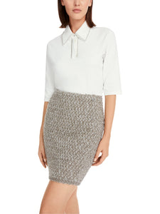 Polo-Shirt mit Strass-Besatz