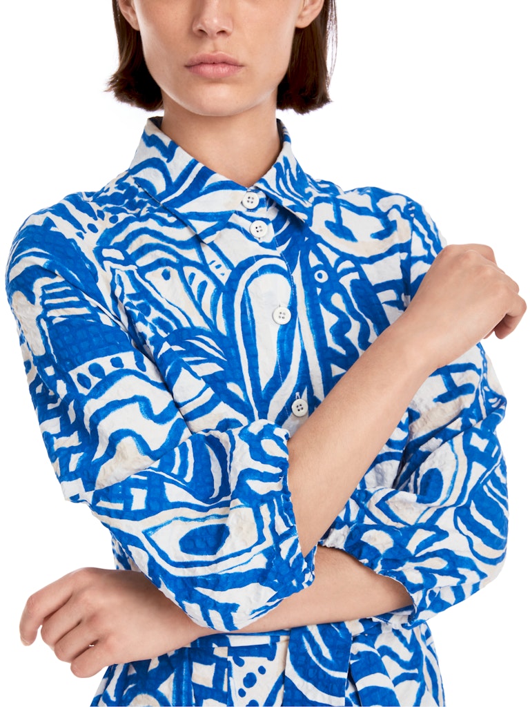 Hemdkleid mit Gemälde-Print