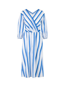Kleid in Wickel-Optik