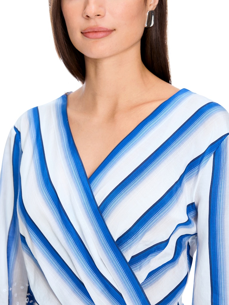 Kleid in Wickel-Optik