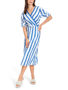 Kleid in Wickel-Optik