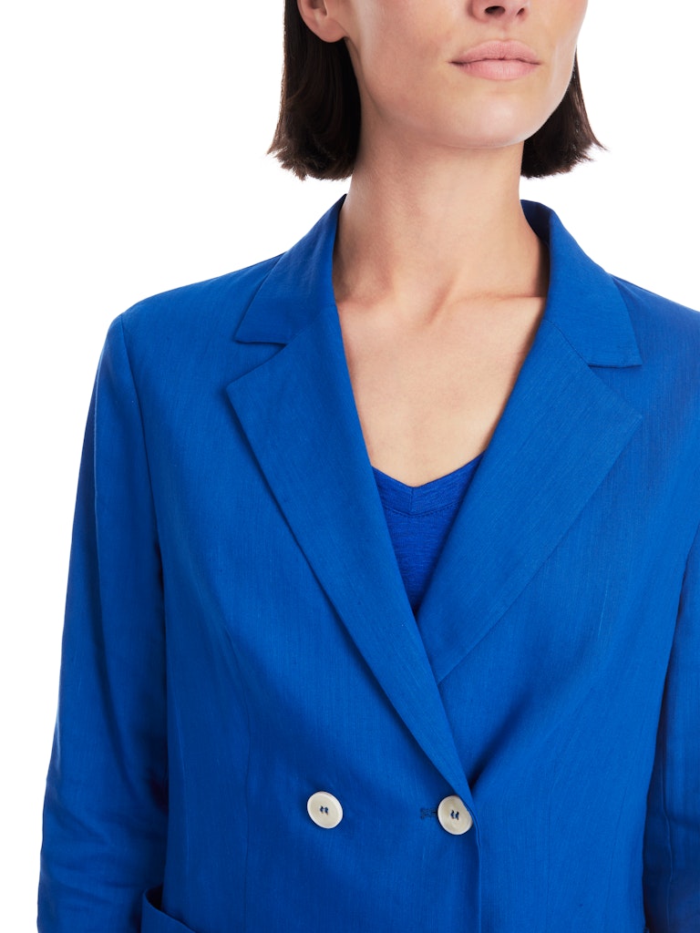 Blazer im Leinen-Mix