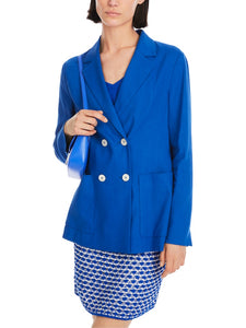 Blazer im Leinen-Mix