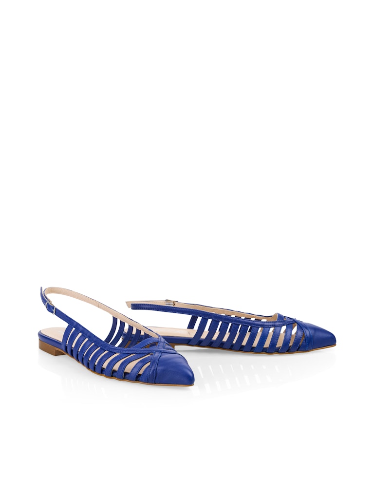 Flache Slingbacks "Rethink Together"