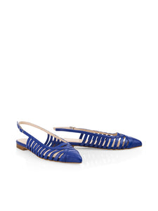 Flache Slingbacks "Rethink Together"