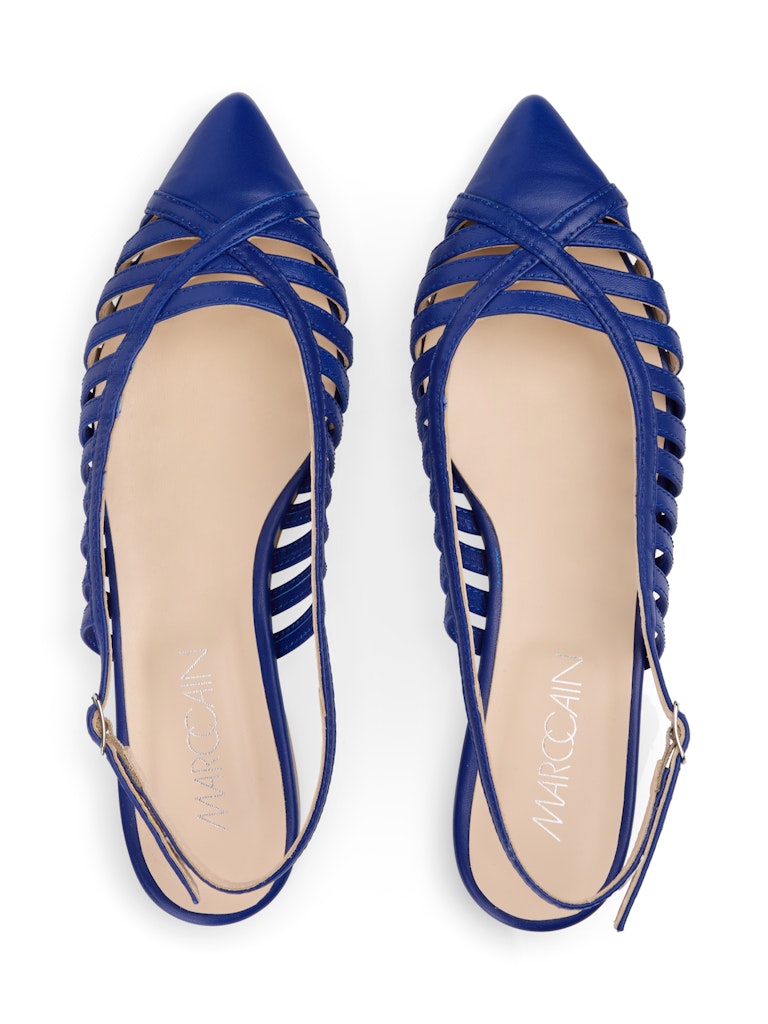 Flache Slingbacks "Rethink Together"