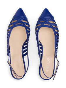 Flache Slingbacks "Rethink Together"
