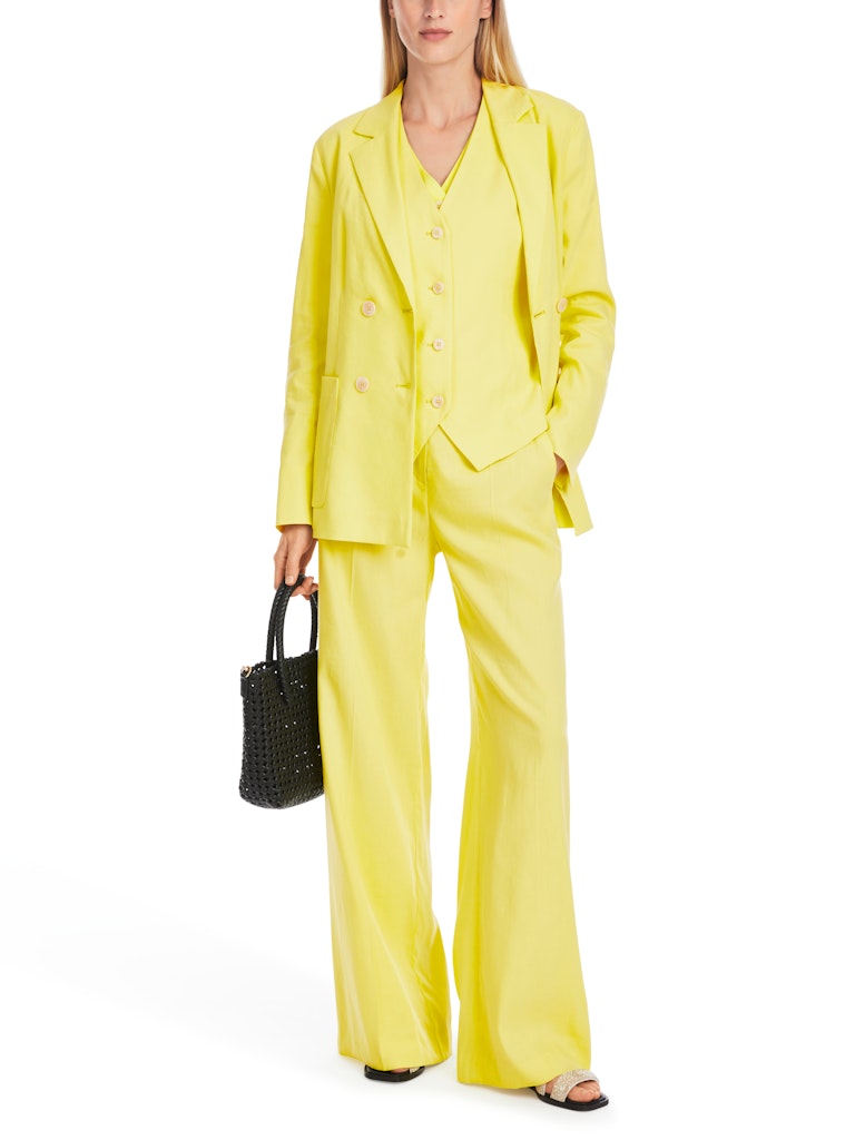 Blazer im Leinen-Mix