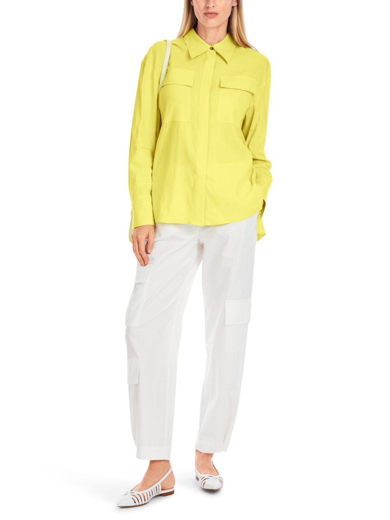 Oversized Hemdbluse im Utility Style