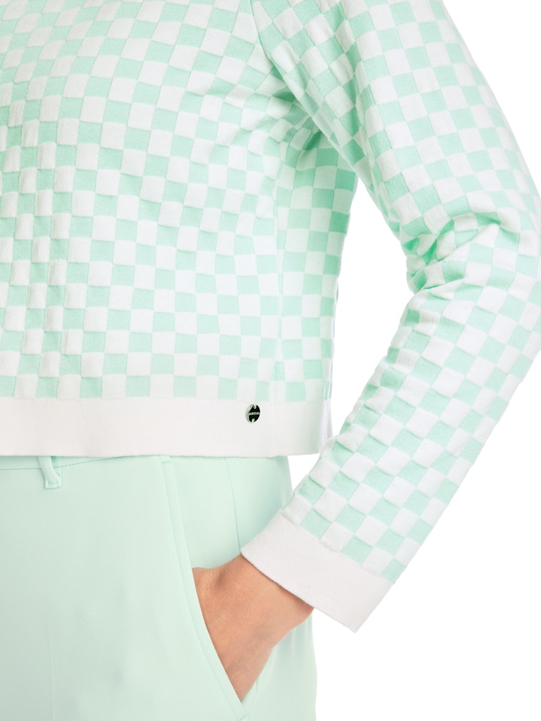Cardigan mit Rundhals "Rethink Together"