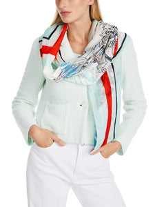 Schal aus softem Cotton-/Seide-Mix
