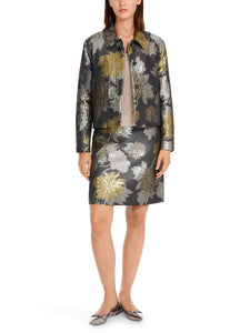 Kurze Jacquard-Jacke