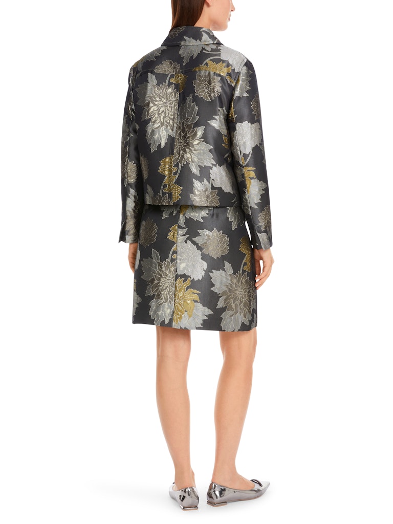 Kurze Jacquard-Jacke