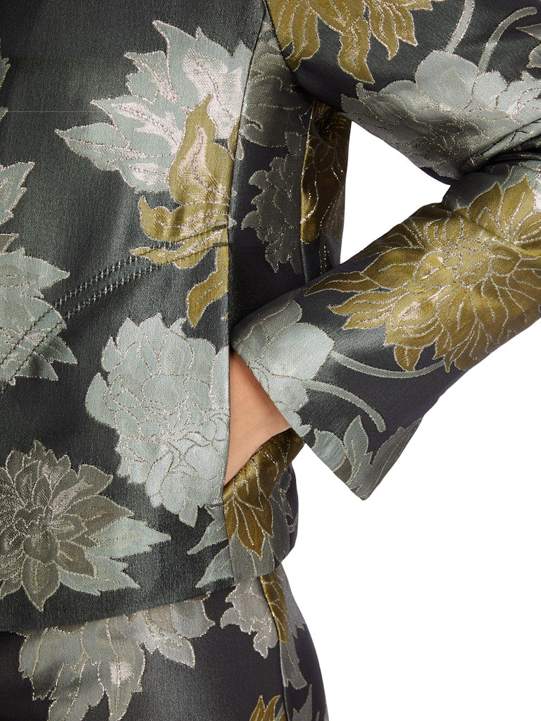 Kurze Jacquard-Jacke