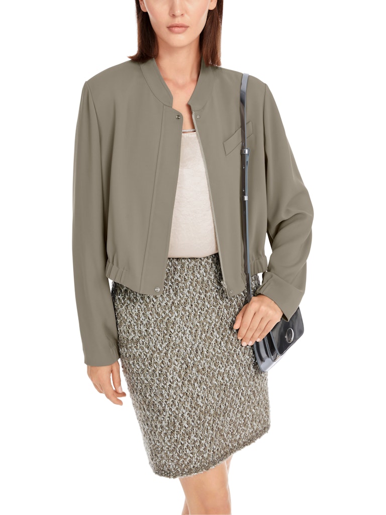 Weich fließende Blouson-Jacke