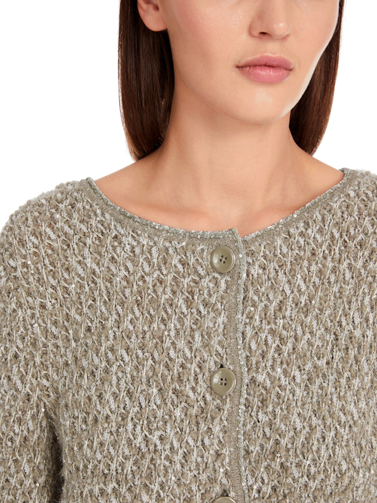 Schimmernder Cardigan Knitted in Germany