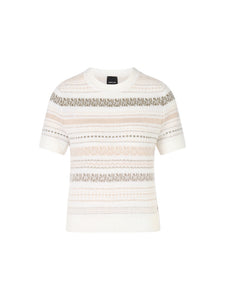 "Rethink Together" Streifen Pullover