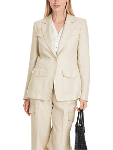 Körpernaher Blazer im Utility-Stil