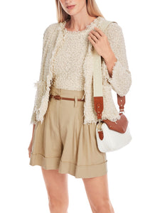 Bouclé Cardigan Knitted in Germany