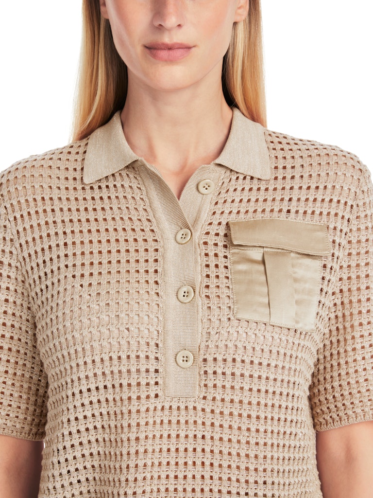Polo Shirt in Strick "Rethink Together"