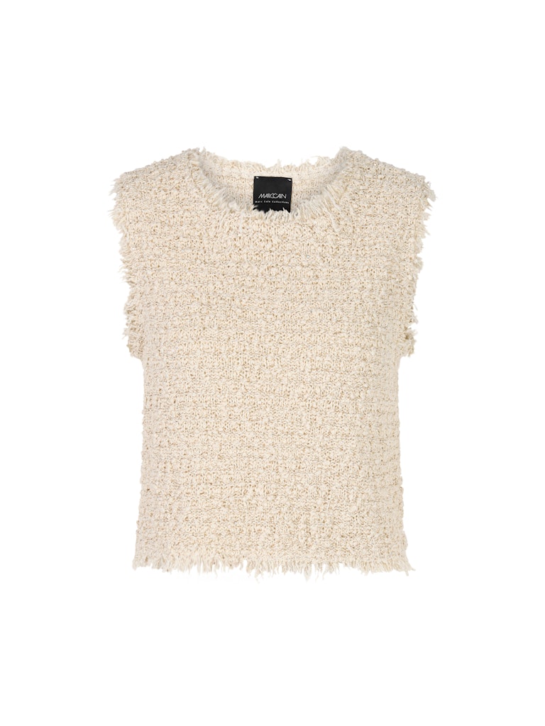Ärmelloses Strick- Top Knitted in Germany