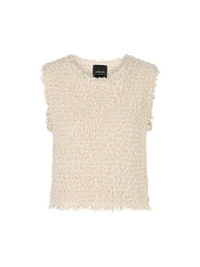 Ärmelloses Strick- Top Knitted in Germany