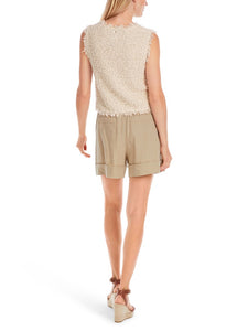 Ärmelloses Strick- Top Knitted in Germany