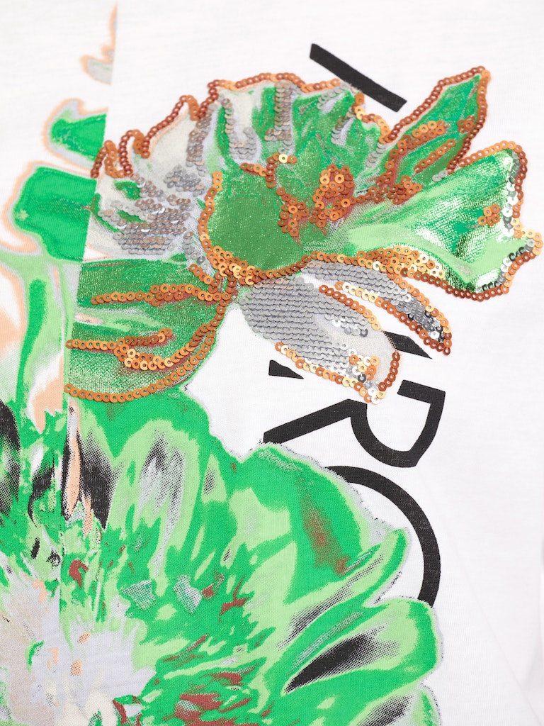 Glänzendes T-Shirt "Rethink Together"