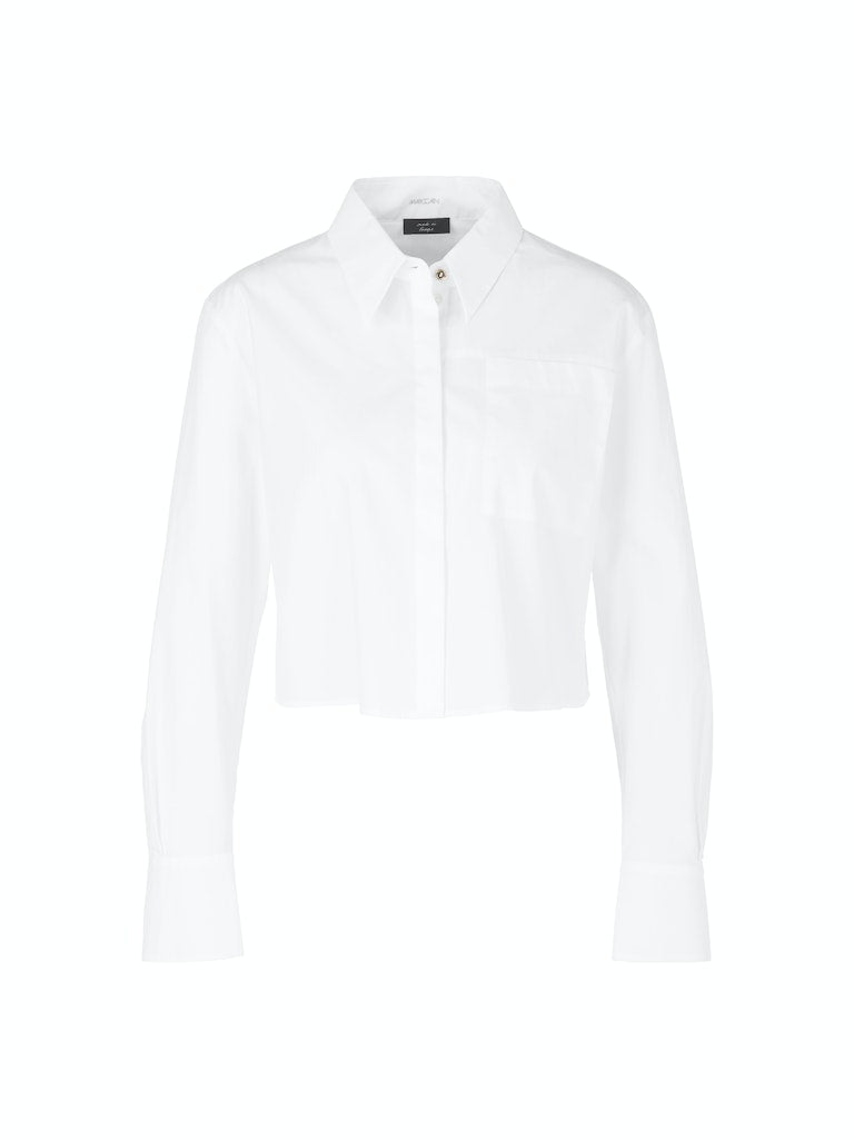 Kurze Baumwollbluse